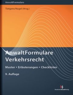 Anwaltformulare Verkehrsrecht