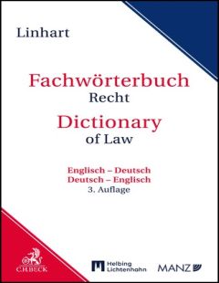 Fachwörterbuch Recht. Englisch - Deutsch / Deutsch - Englisch